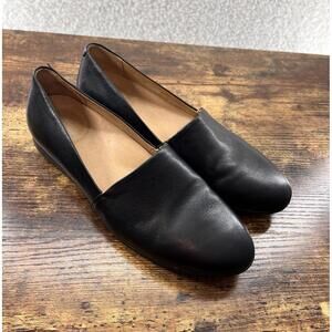 Dansko Larisa Loafer Shoes Womens Size EU 38 US 7.5 Black Milled Slip On